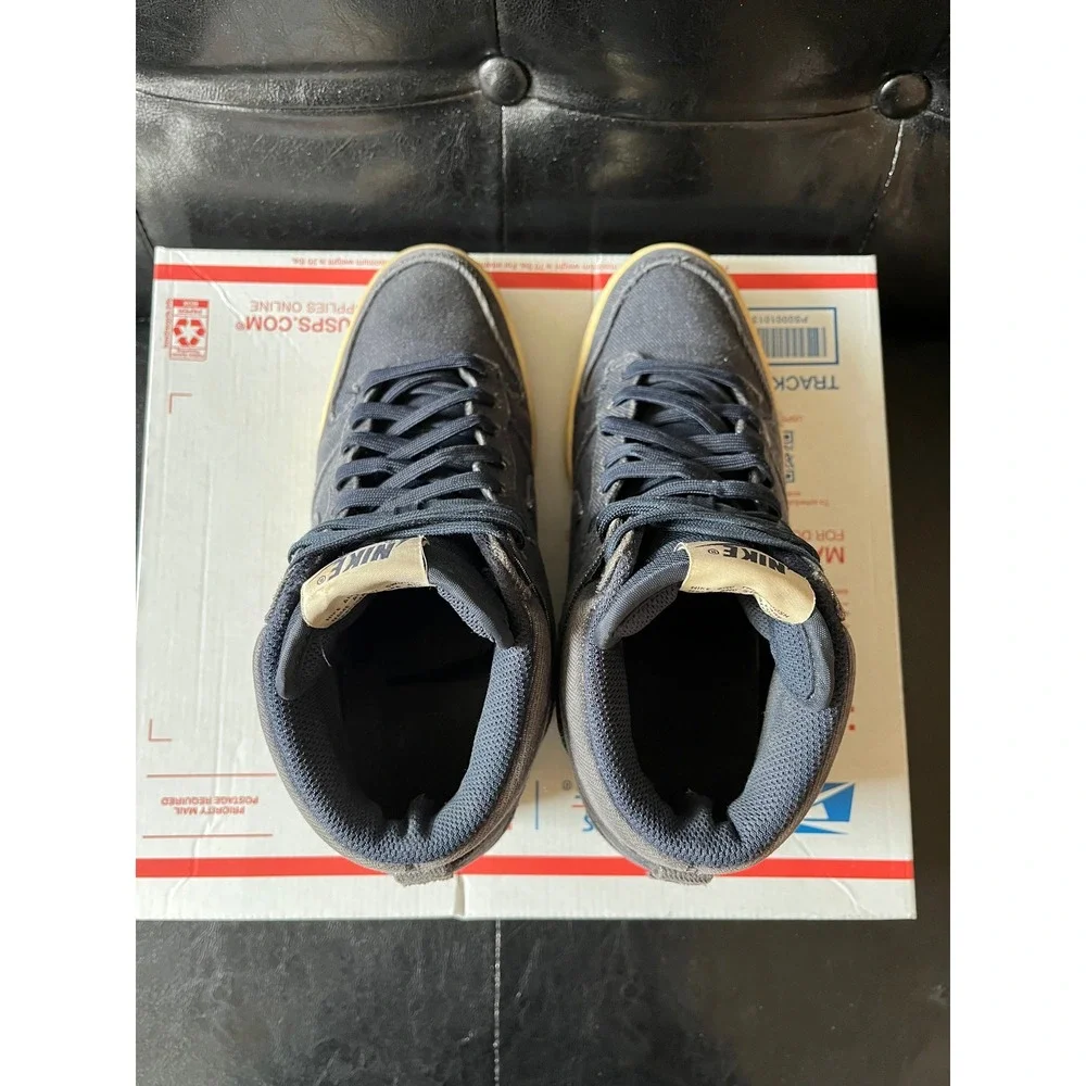 Nike Dunk Sky Hi‎ Denim Wedge  Gum Sole
